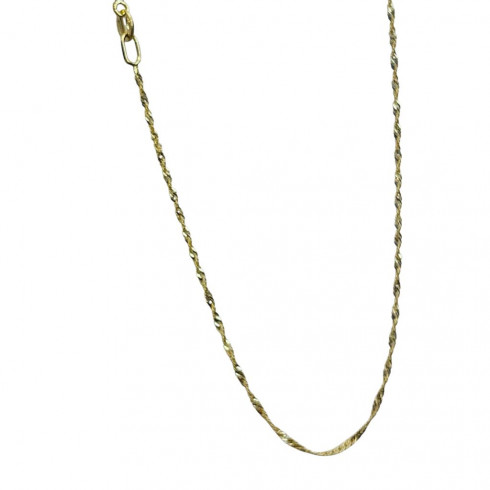 Twist Light 14Κ Gold Chain 45cm